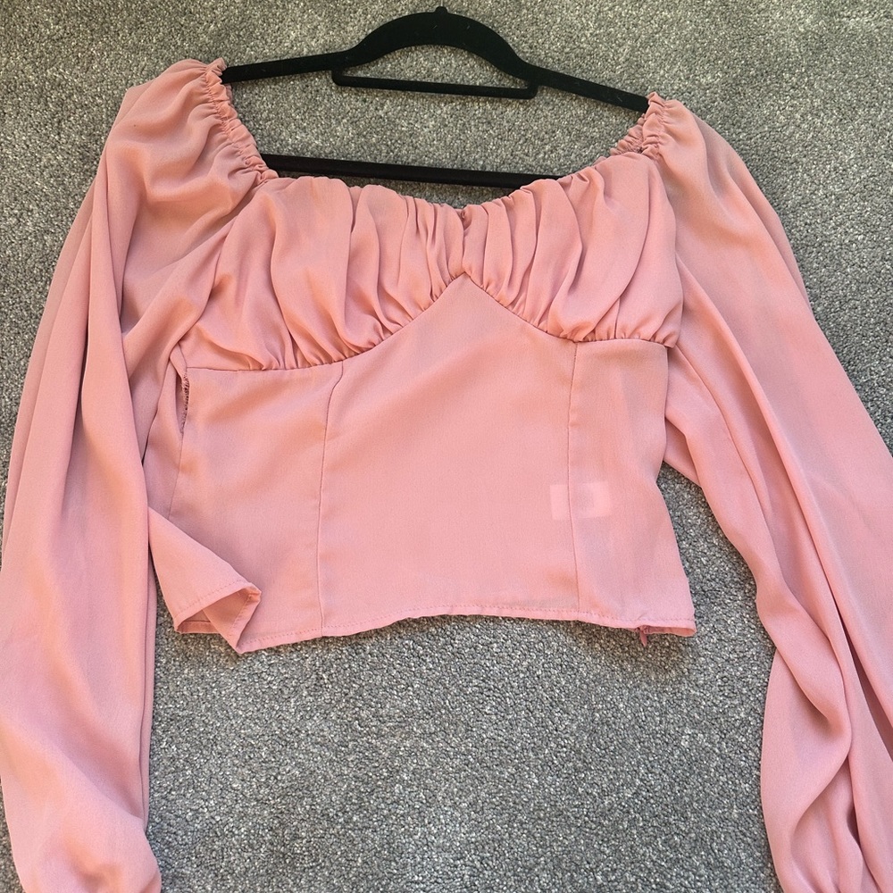 NWOT Pink Long Sleeve Top